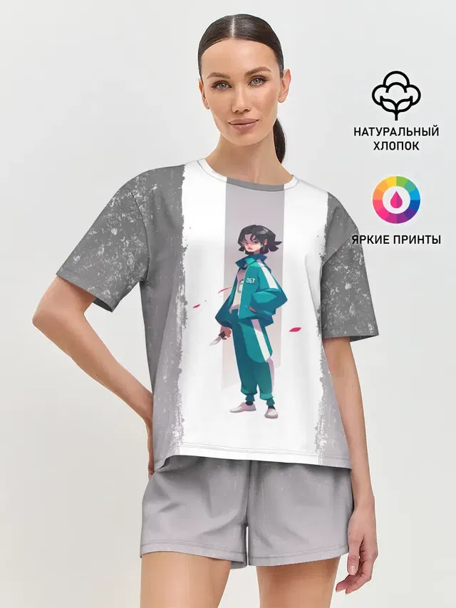 Женская пижама с шортами