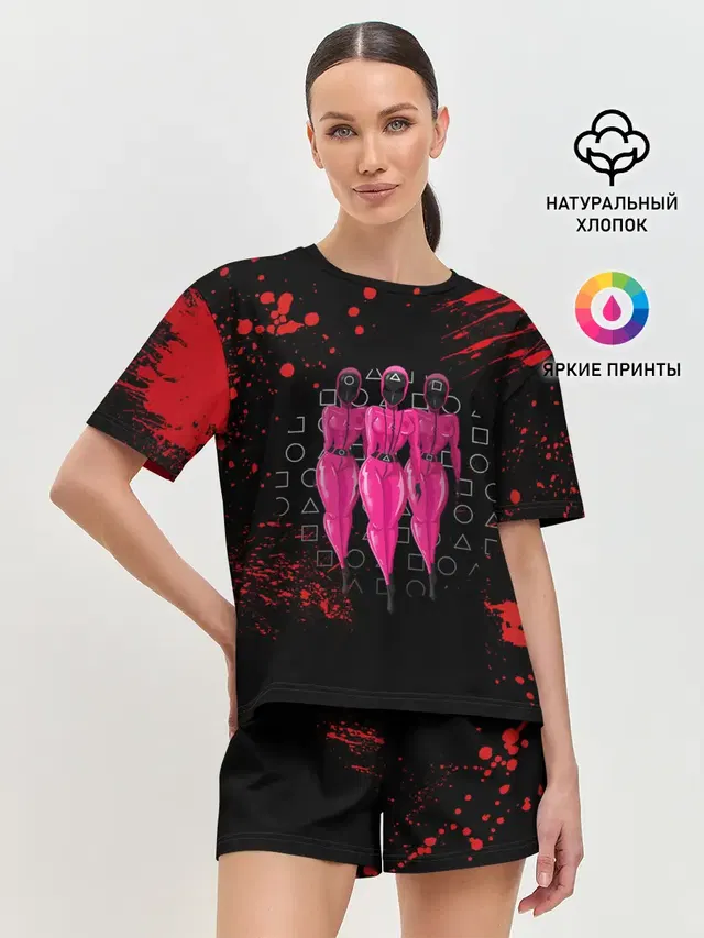Женская пижама с шортами