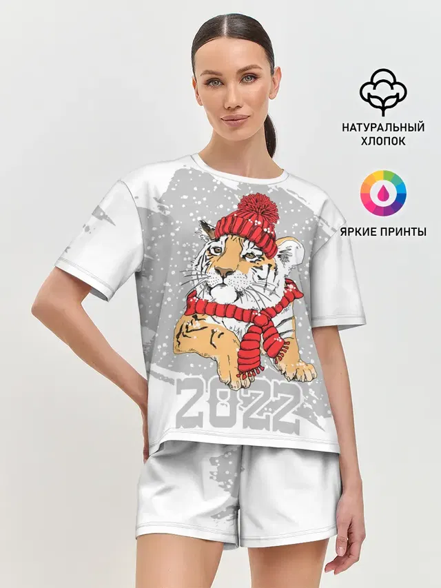 Женская пижама с шортами