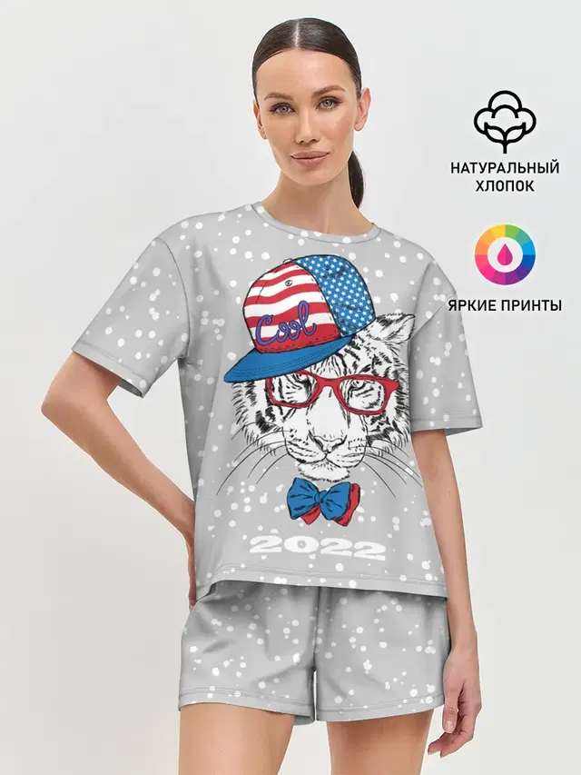 Женская пижама с шортами