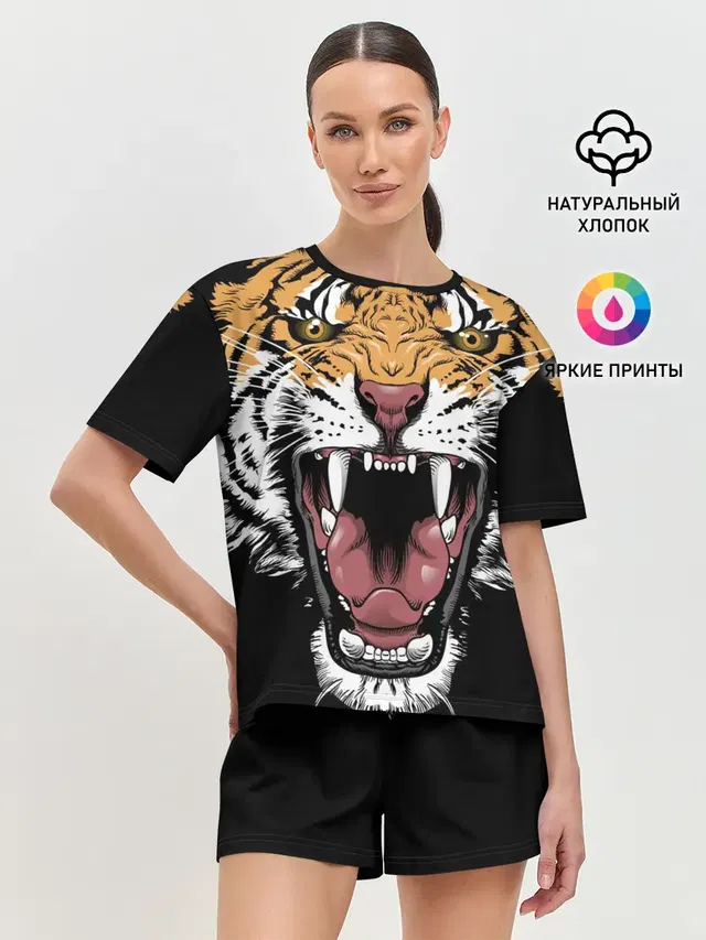 Женская пижама с шортами
