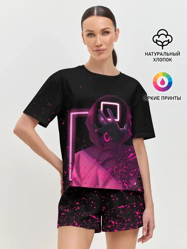 Женская пижама с шортами