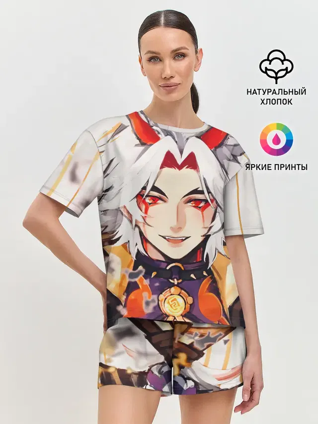 Женская пижама с шортами