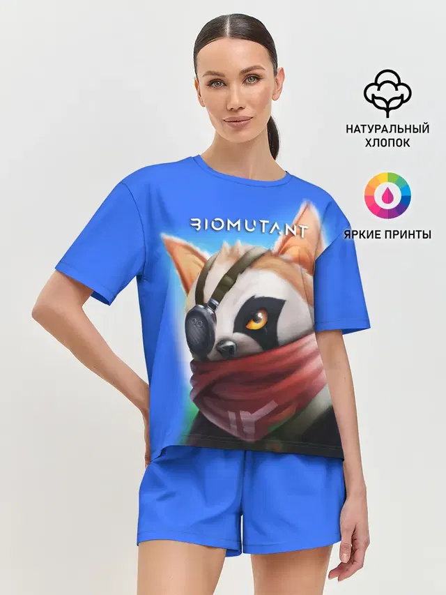 Женская пижама с шортами
