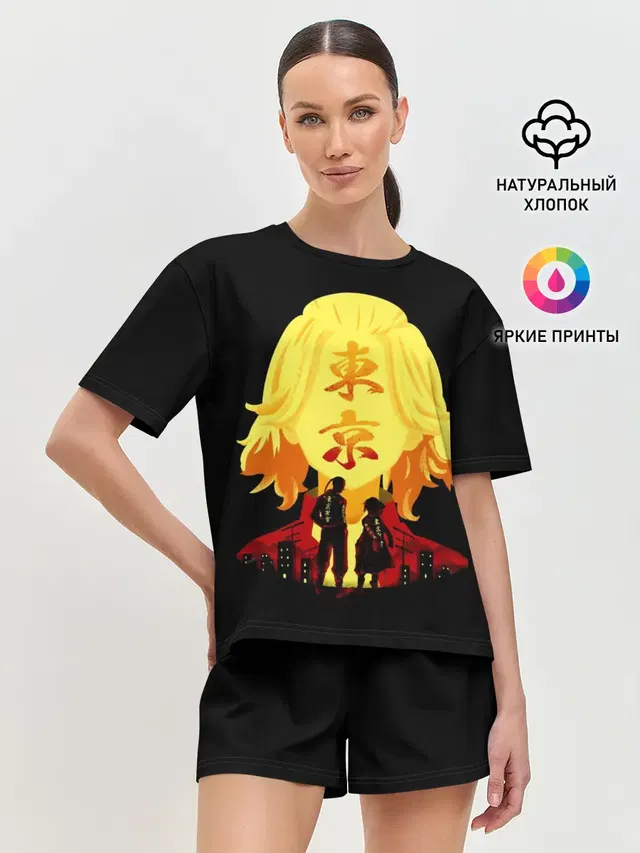 Женская пижама с шортами
