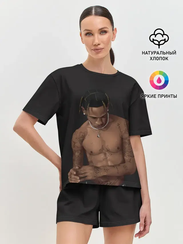 Женская пижама с шортами