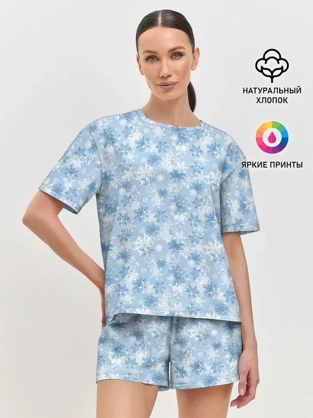 Женская пижама с шортами