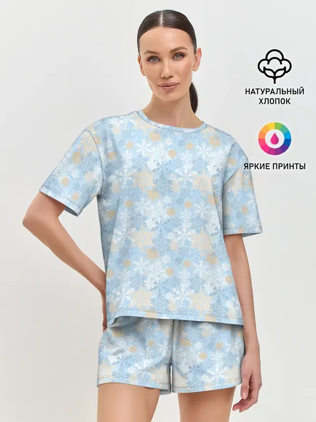 Женская пижама с шортами