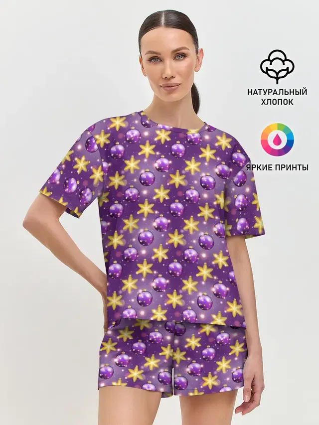 Женская пижама с шортами