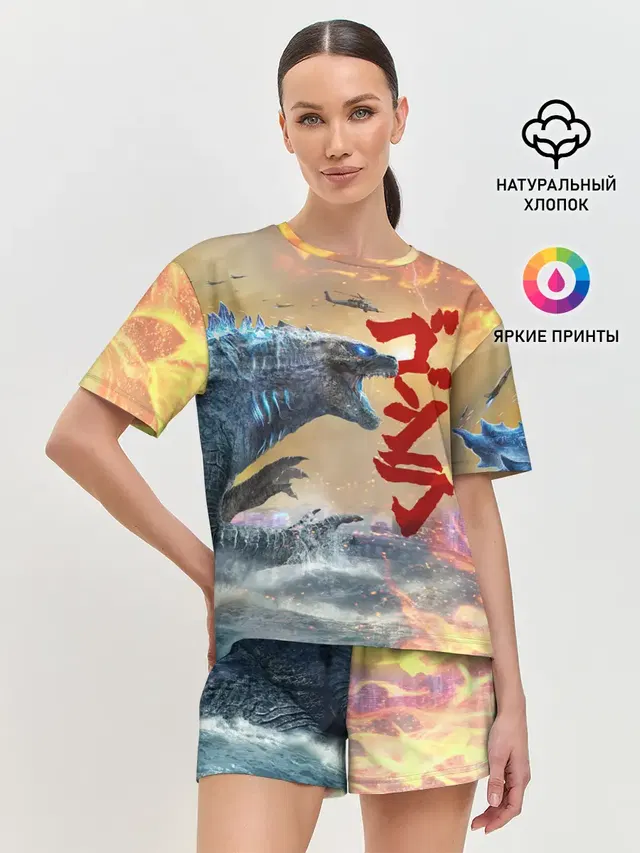 Женская пижама с шортами