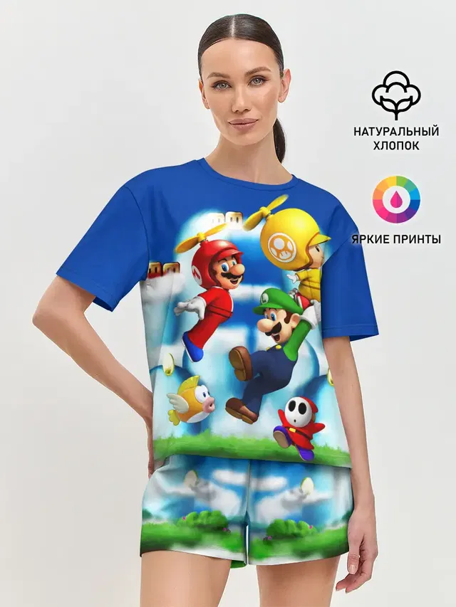 Женская пижама с шортами