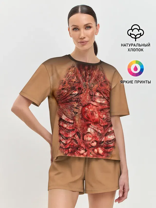 Женская пижама с шортами