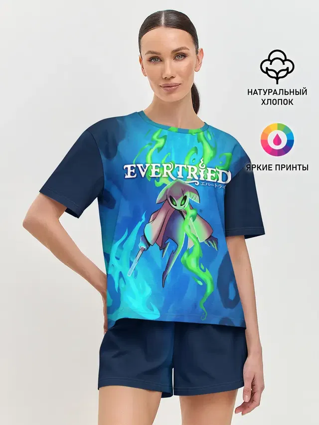 Женская пижама с шортами