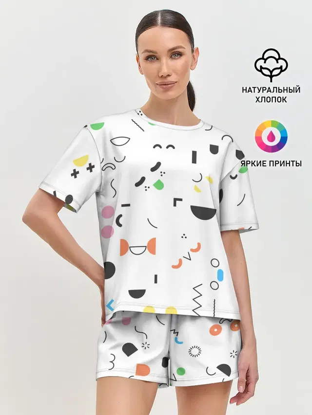 Женская пижама с шортами