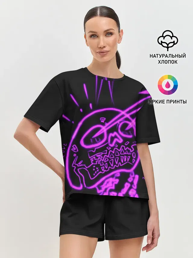 Женская пижама с шортами