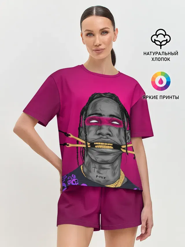 Женская пижама с шортами