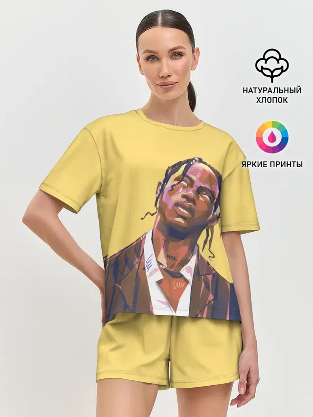 Женская пижама с шортами