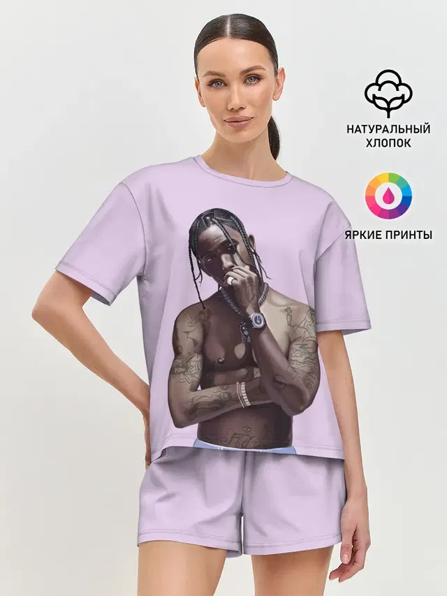 Женская пижама с шортами
