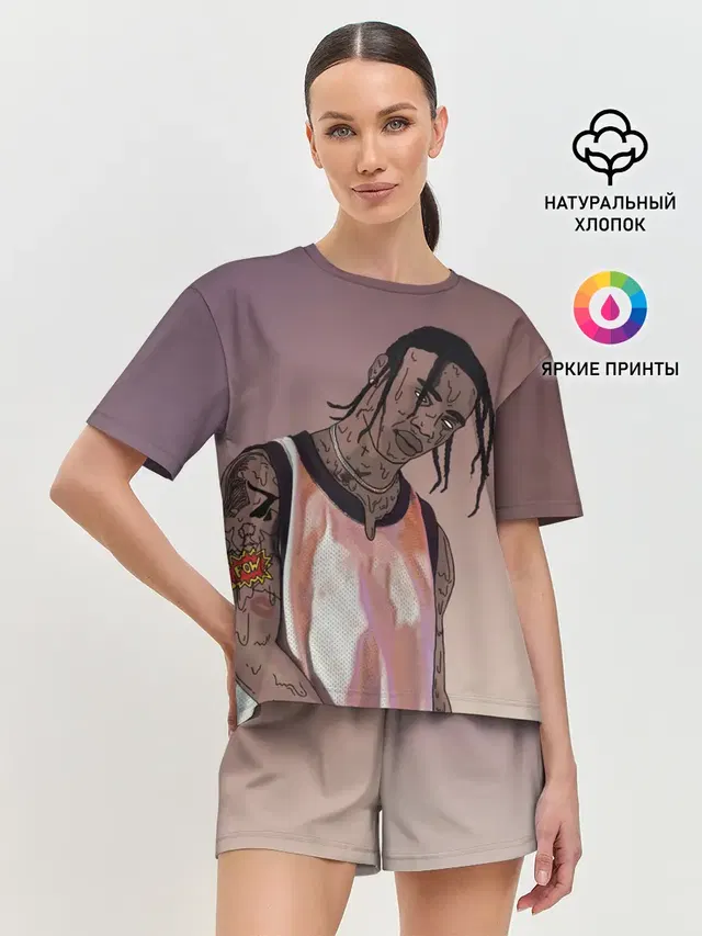 Женская пижама с шортами