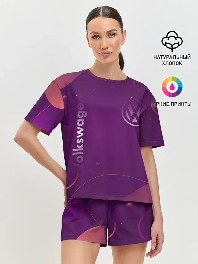 Женская пижама с шортами