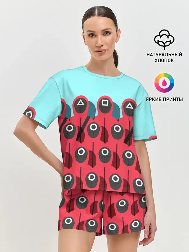 Женская пижама с шортами