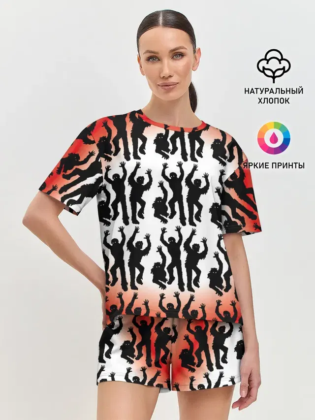 Женская пижама с шортами