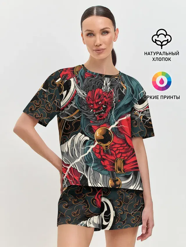 Женская пижама с шортами