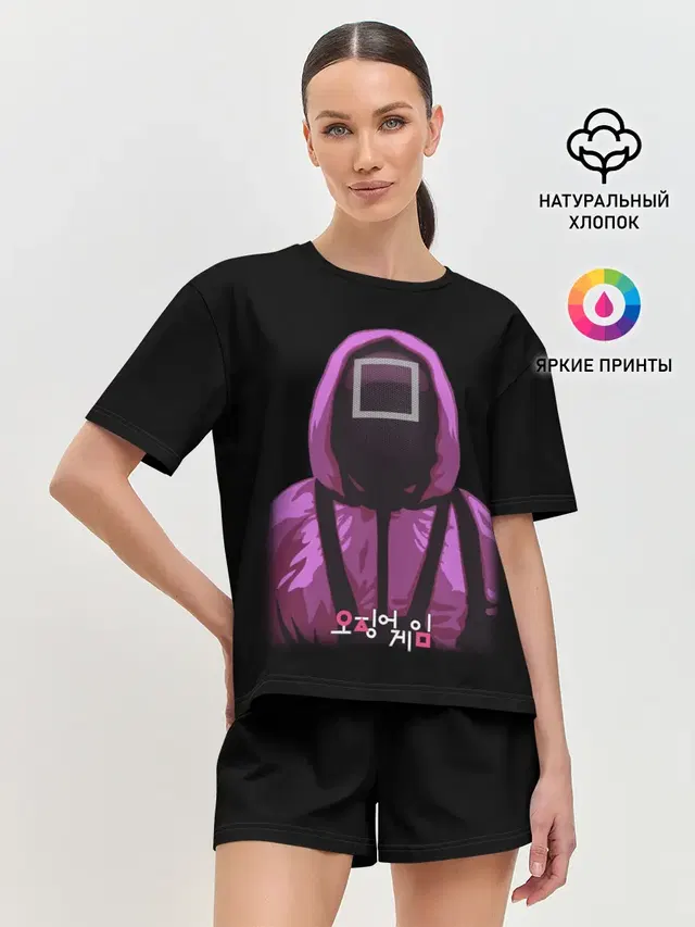 Женская пижама с шортами