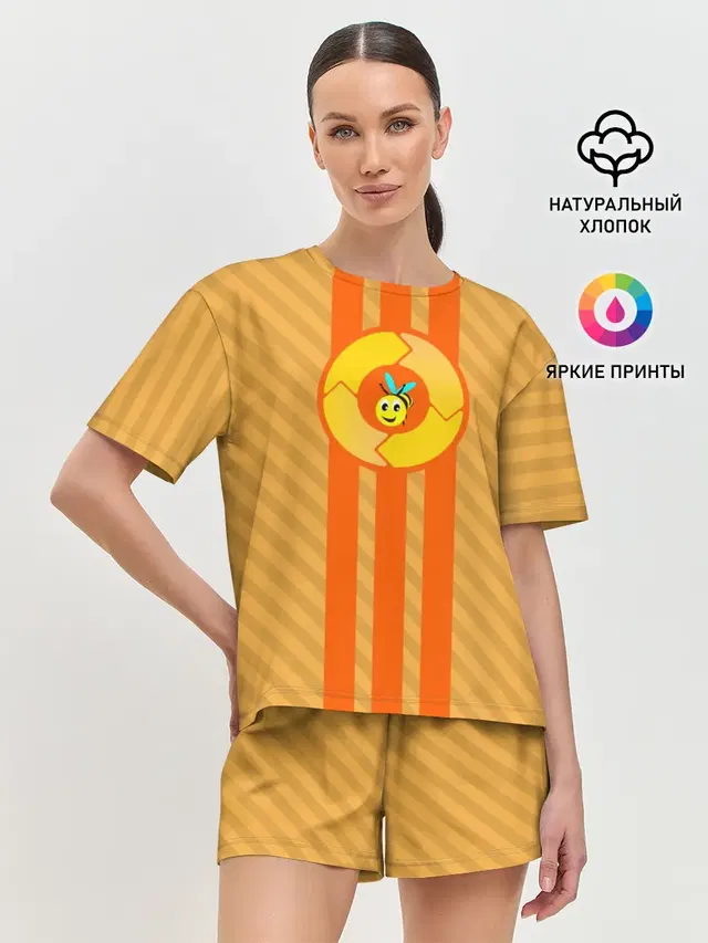Женская пижама с шортами