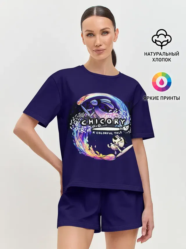 Женская пижама с шортами