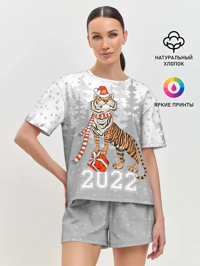 Женская пижама с шортами