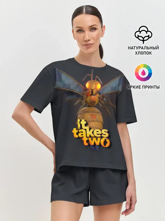 Женская пижама с шортами
