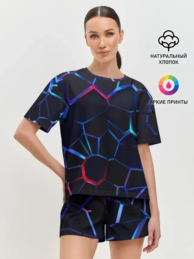 Женская пижама с шортами