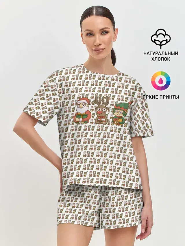 Женская пижама с шортами