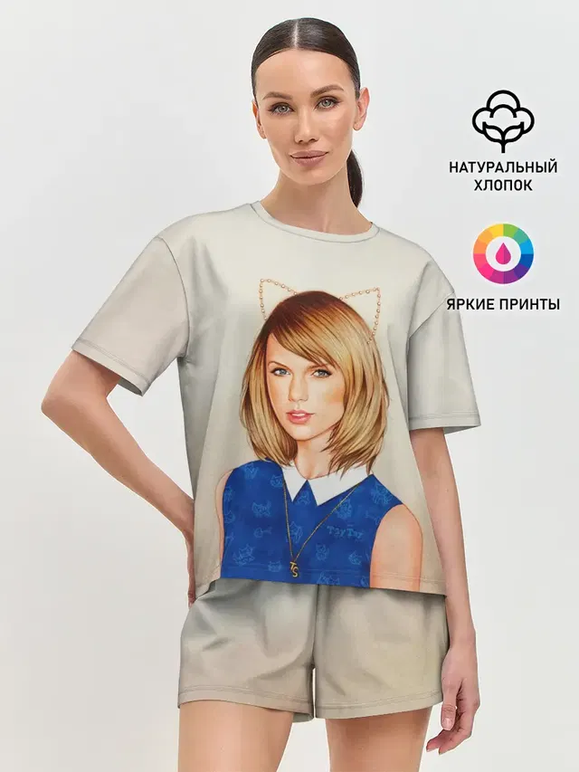 Женская пижама с шортами