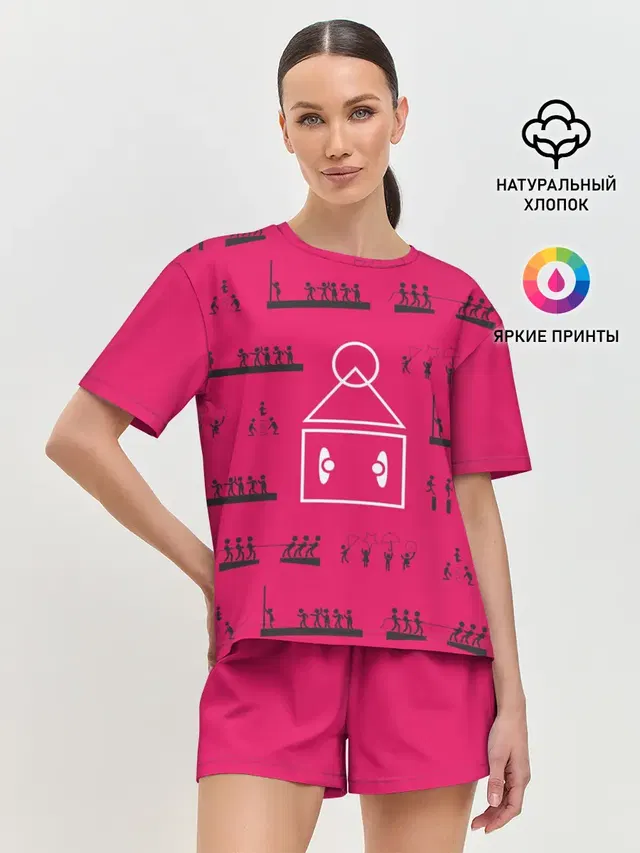 Женская пижама с шортами