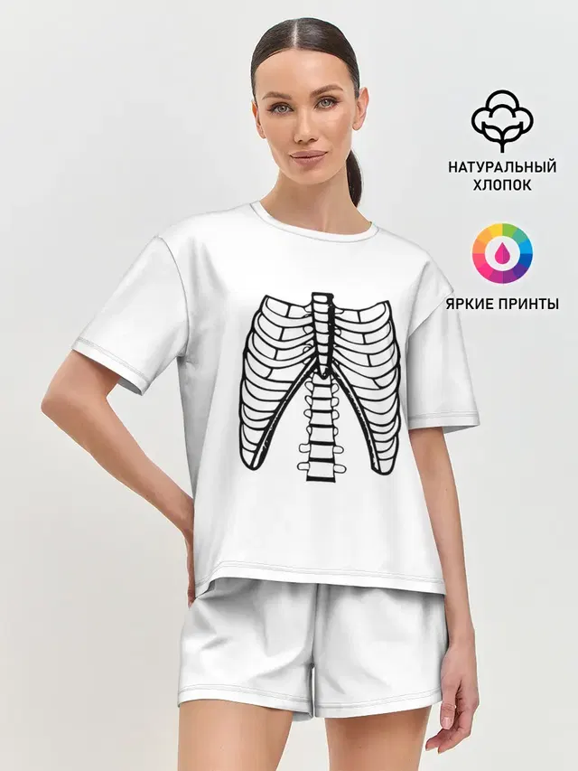 Женская пижама с шортами