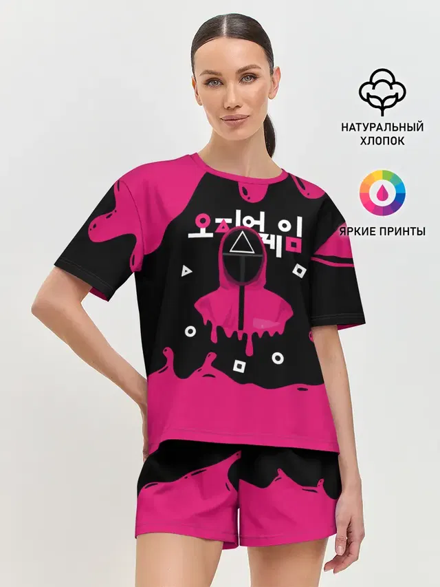 Женская пижама с шортами