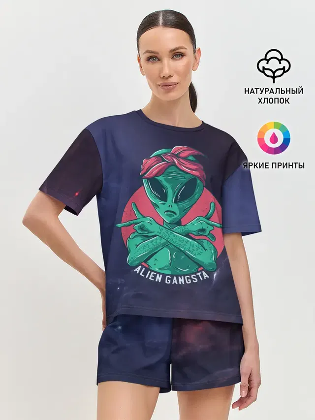 Женская пижама с шортами