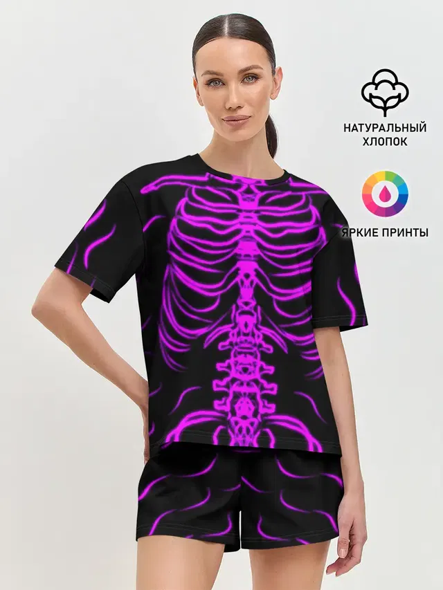 Женская пижама с шортами