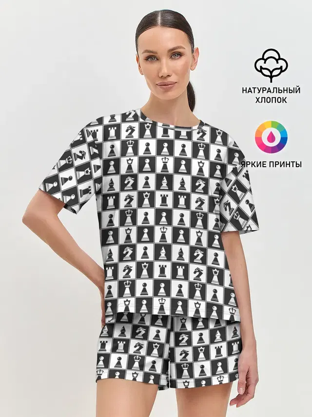 Женская пижама с шортами