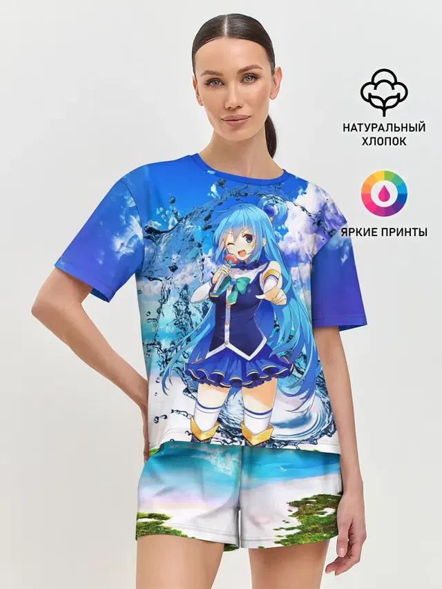 Женская пижама с шортами