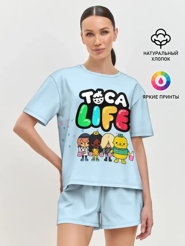 Женская пижама с шортами