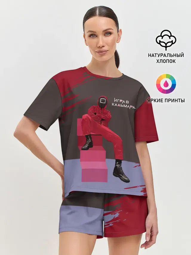 Женская пижама с шортами