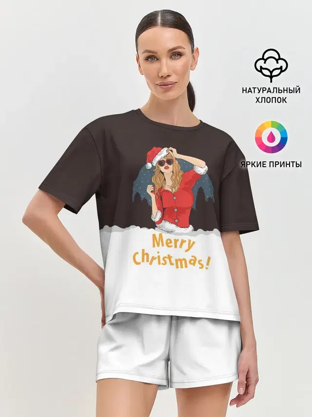 Женская пижама с шортами