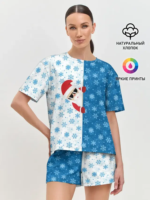 Женская пижама с шортами