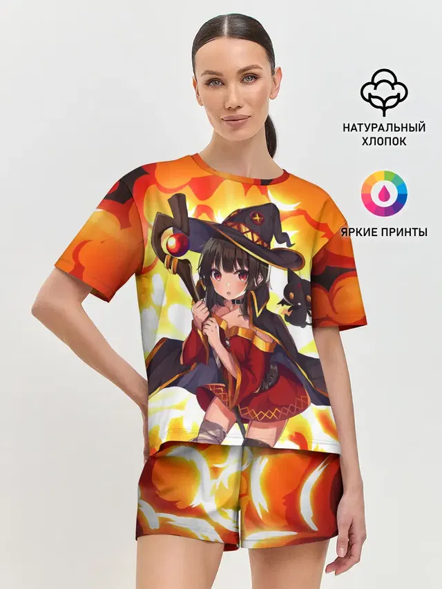 Женская пижама с шортами