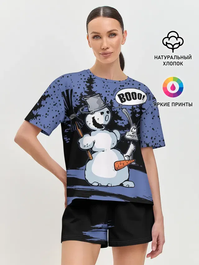 Снеговик на Хэллоуин