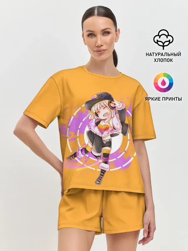 Женская пижама с шортами