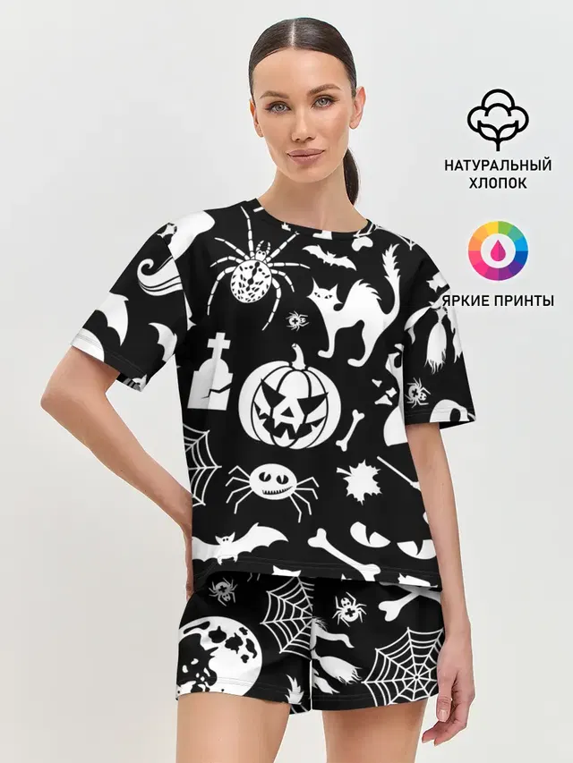 Женская пижама с шортами
